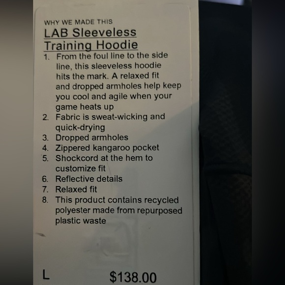 Lululemon lab Sleeveless Training Hoodie - Picture 4 of 4